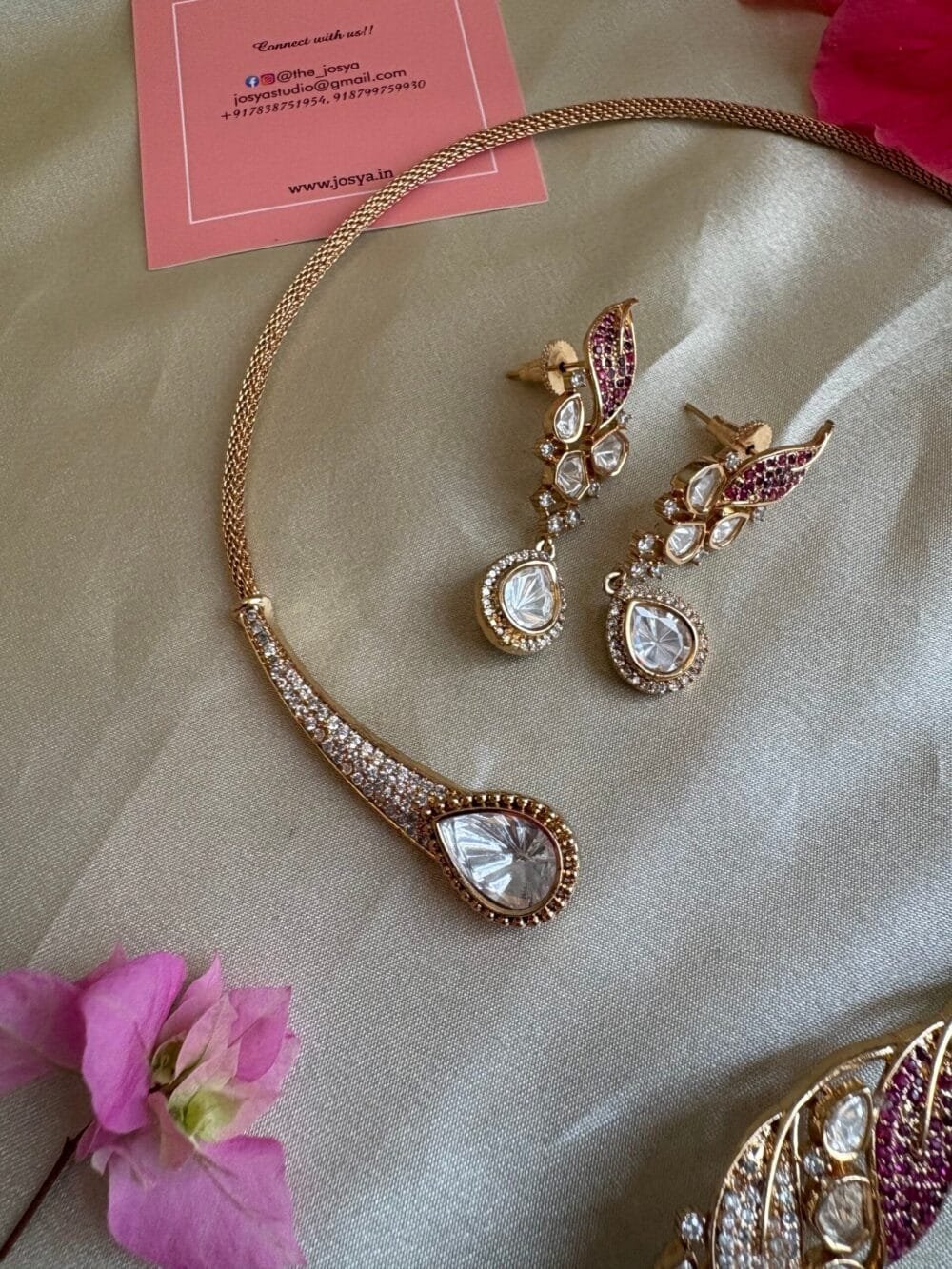 Madhulika Hasli Necklace Set - Image 2