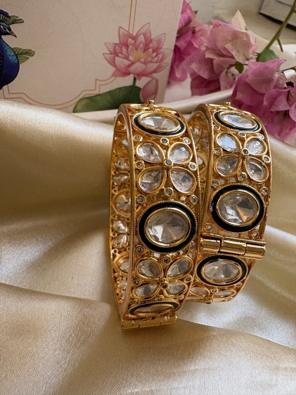 Veena Polki Bangles - Image 2
