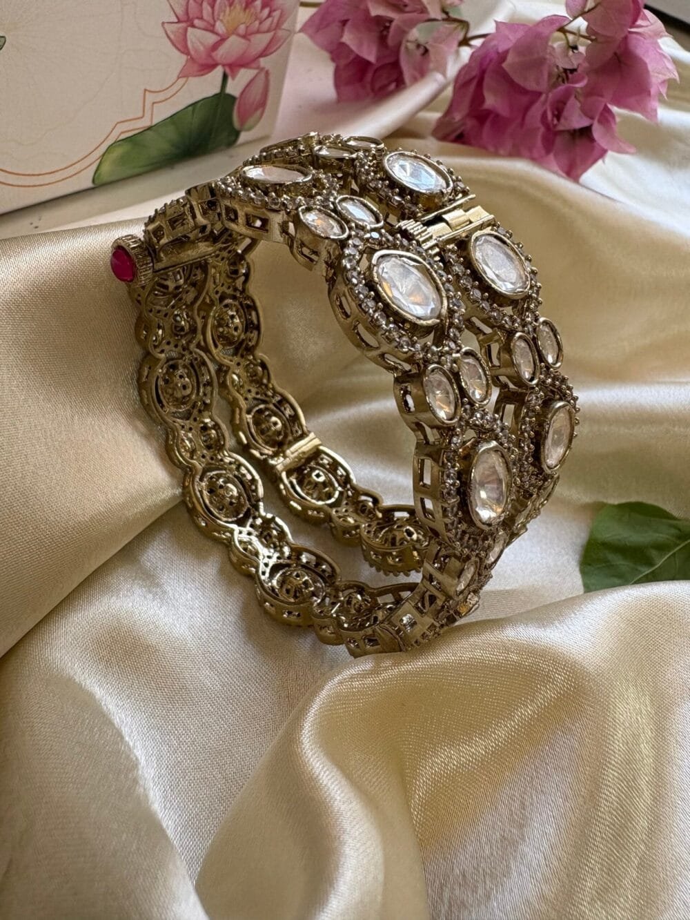 Vriti Polki Bangles - Image 2