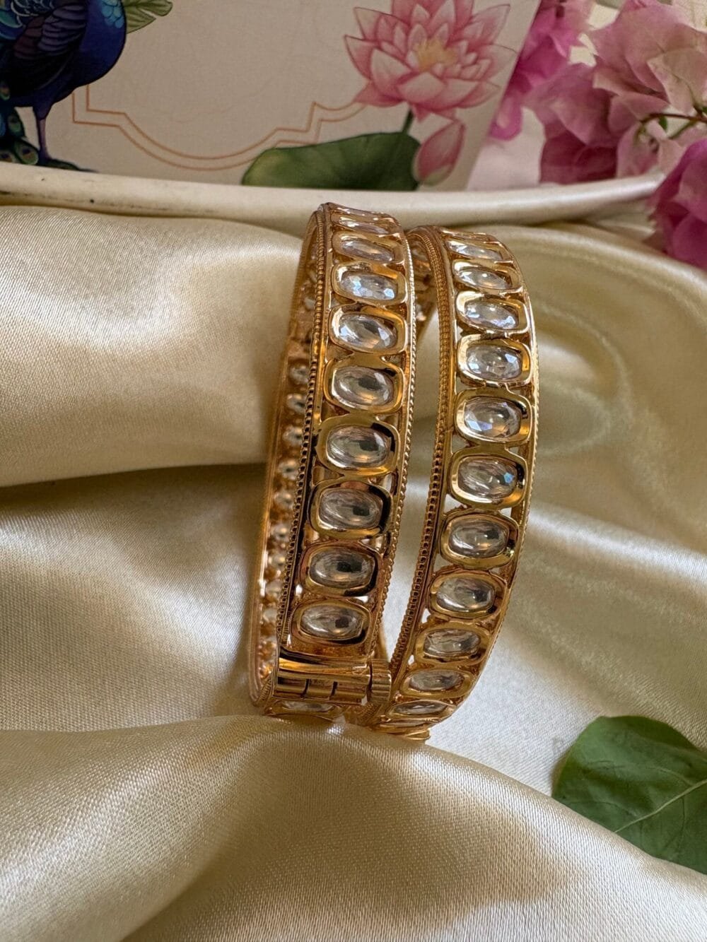 Sana Kundan Bangles - Image 2