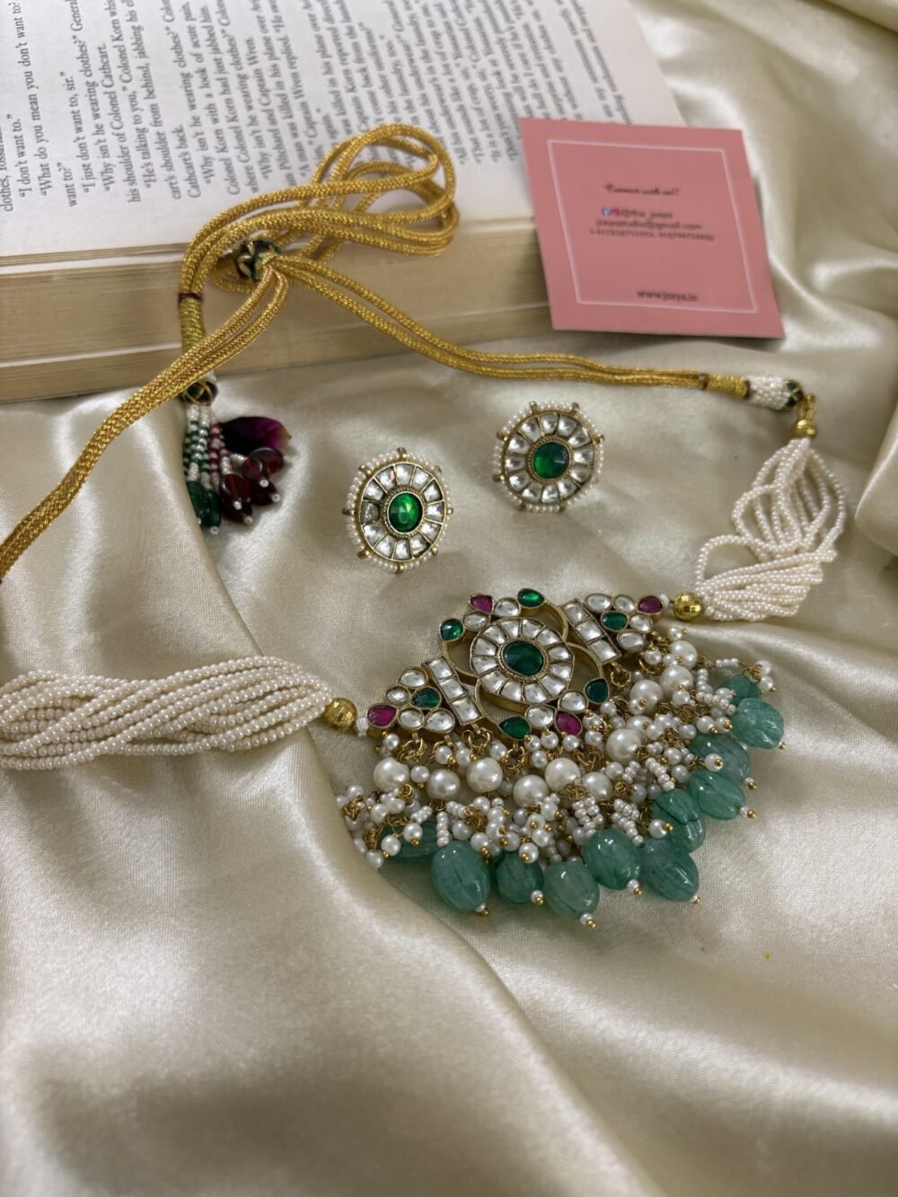 Pragya Kundan Choker Set - Image 6