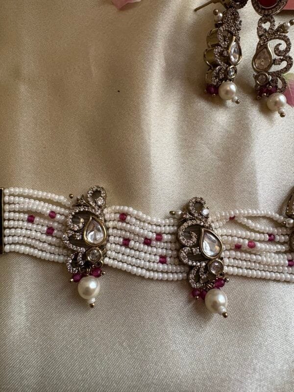 Marvi Polki Choker Set - Image 6