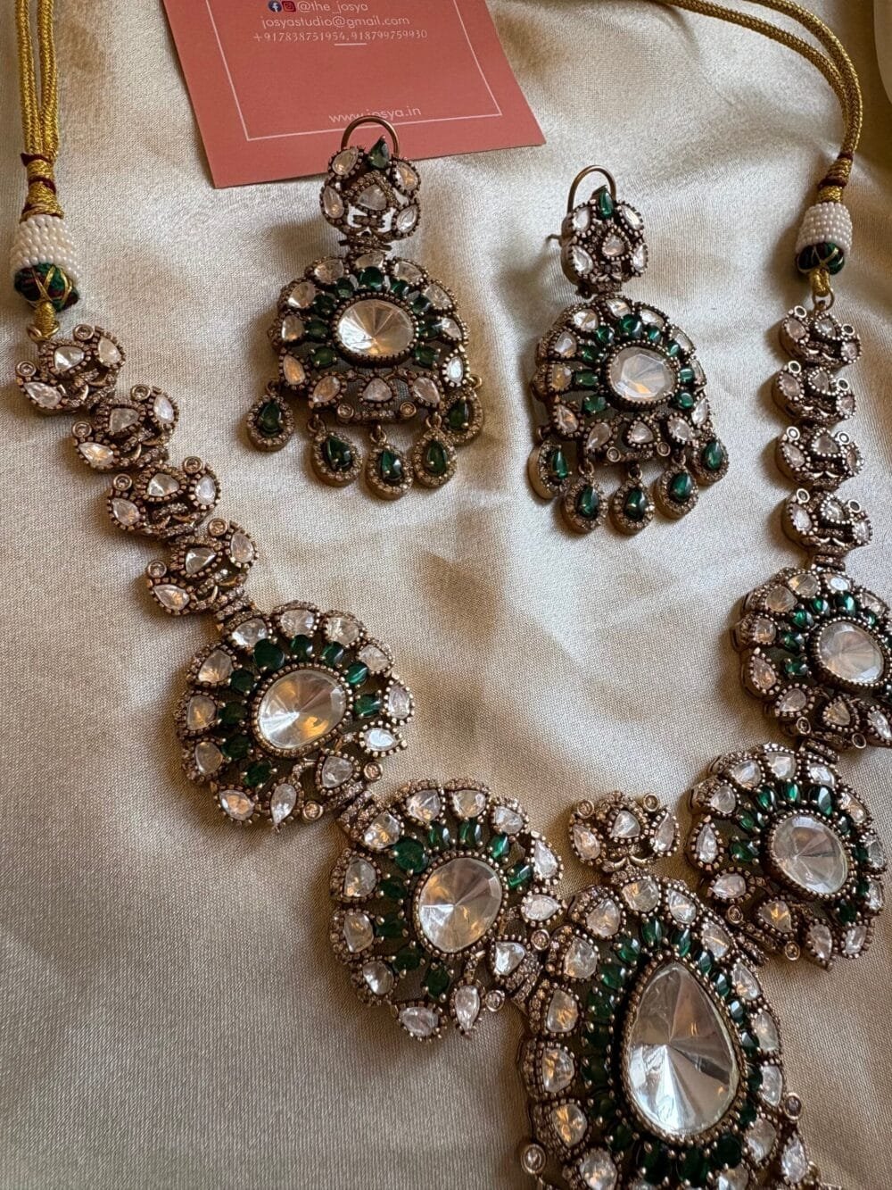 Yutika Polki Necklace set - Image 3
