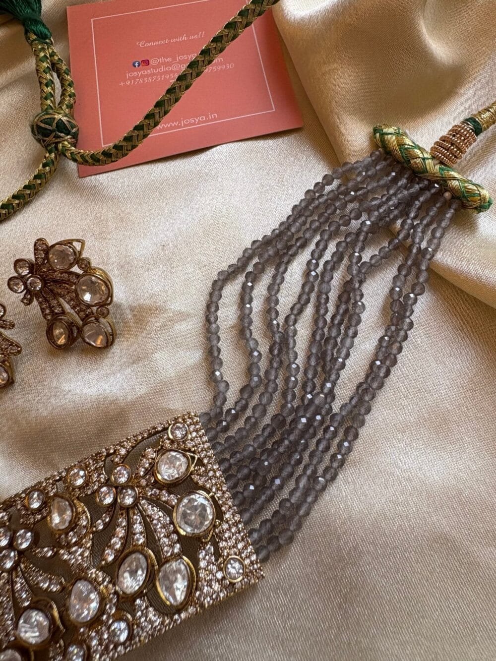 Janya Polki Choker Set - Image 3