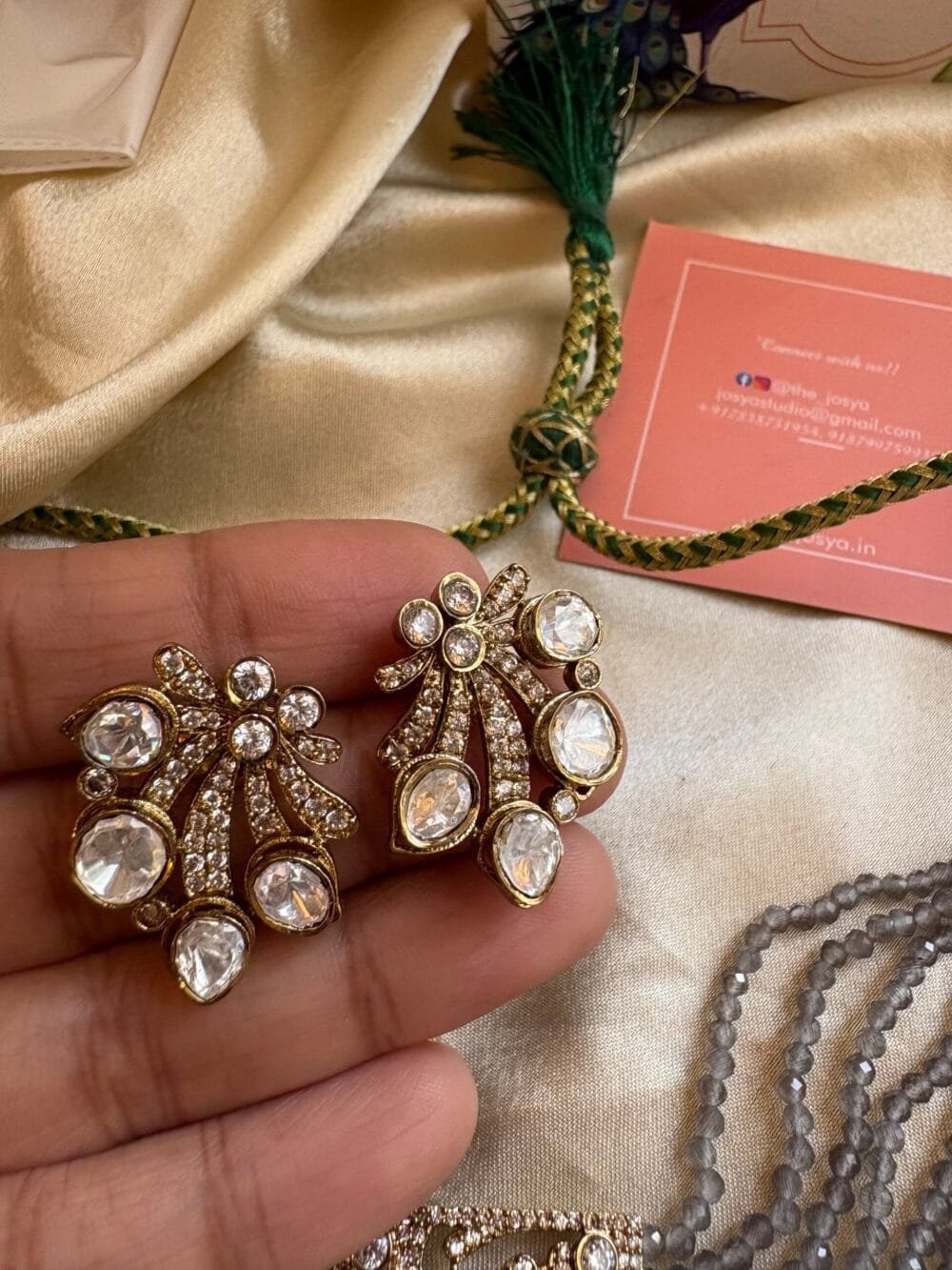 Janya Polki Choker Set - Image 6