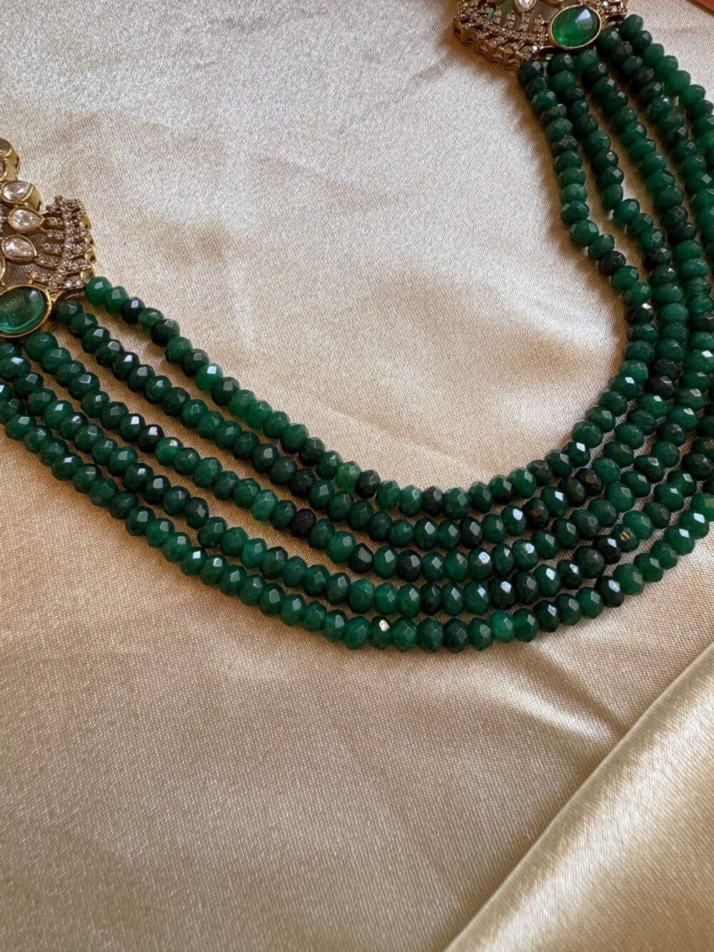 Tvisha Polki Necklace Set - Image 4