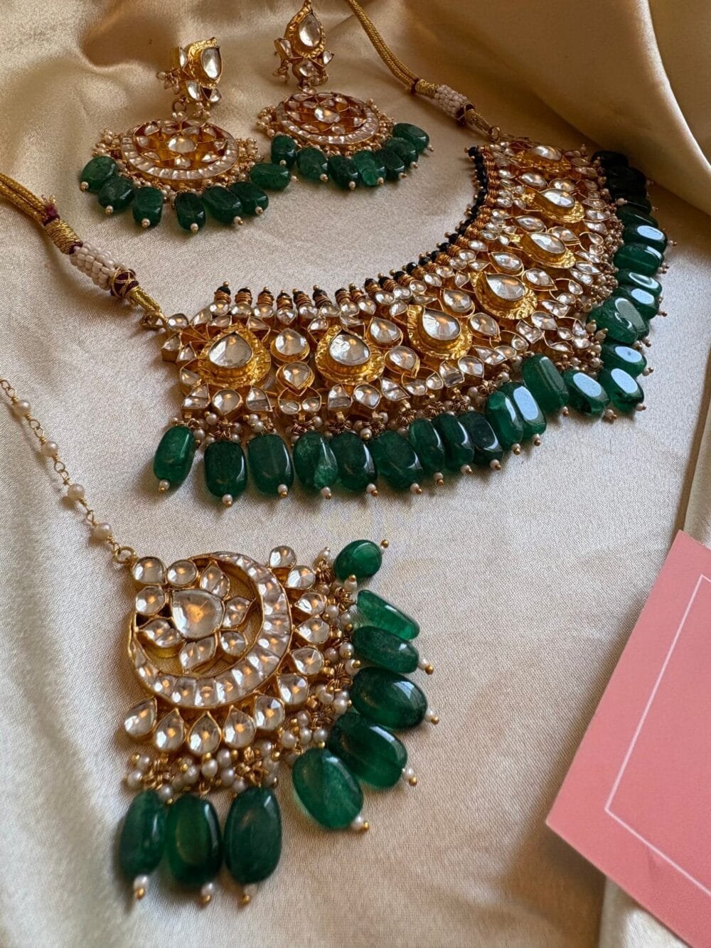 Meehika Kundan Necklace Set - Image 7