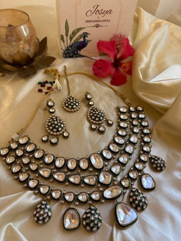 Abhati Polki Bridal Necklace Set