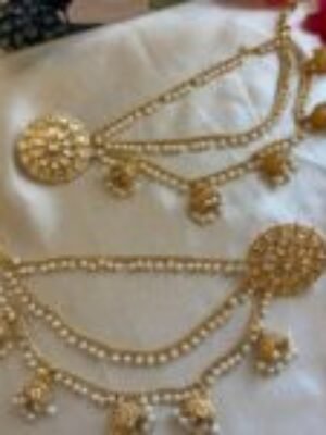 Raima Polki Hairchain Earrings