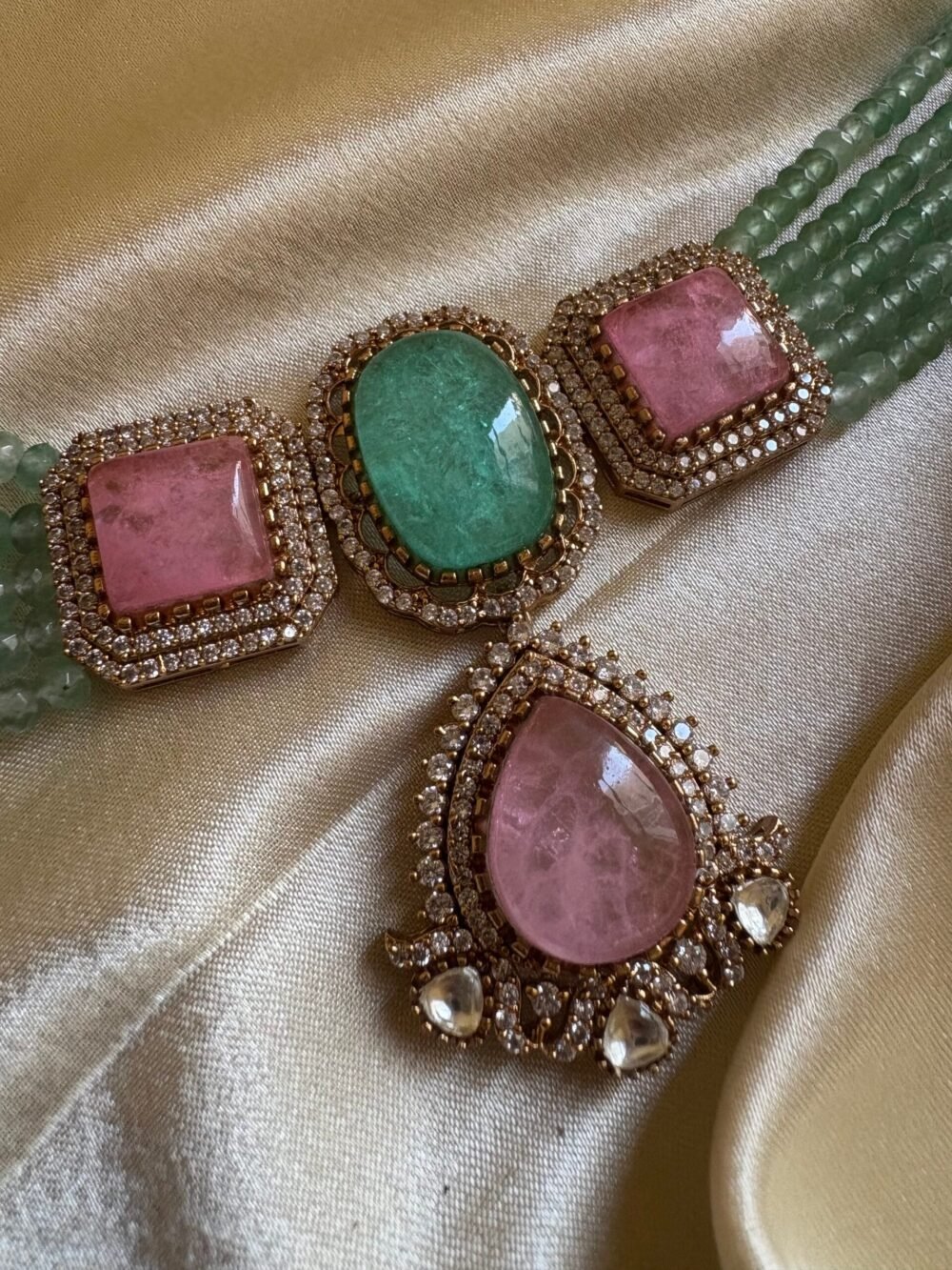 Aarohi Polki Choker Set - Image 2