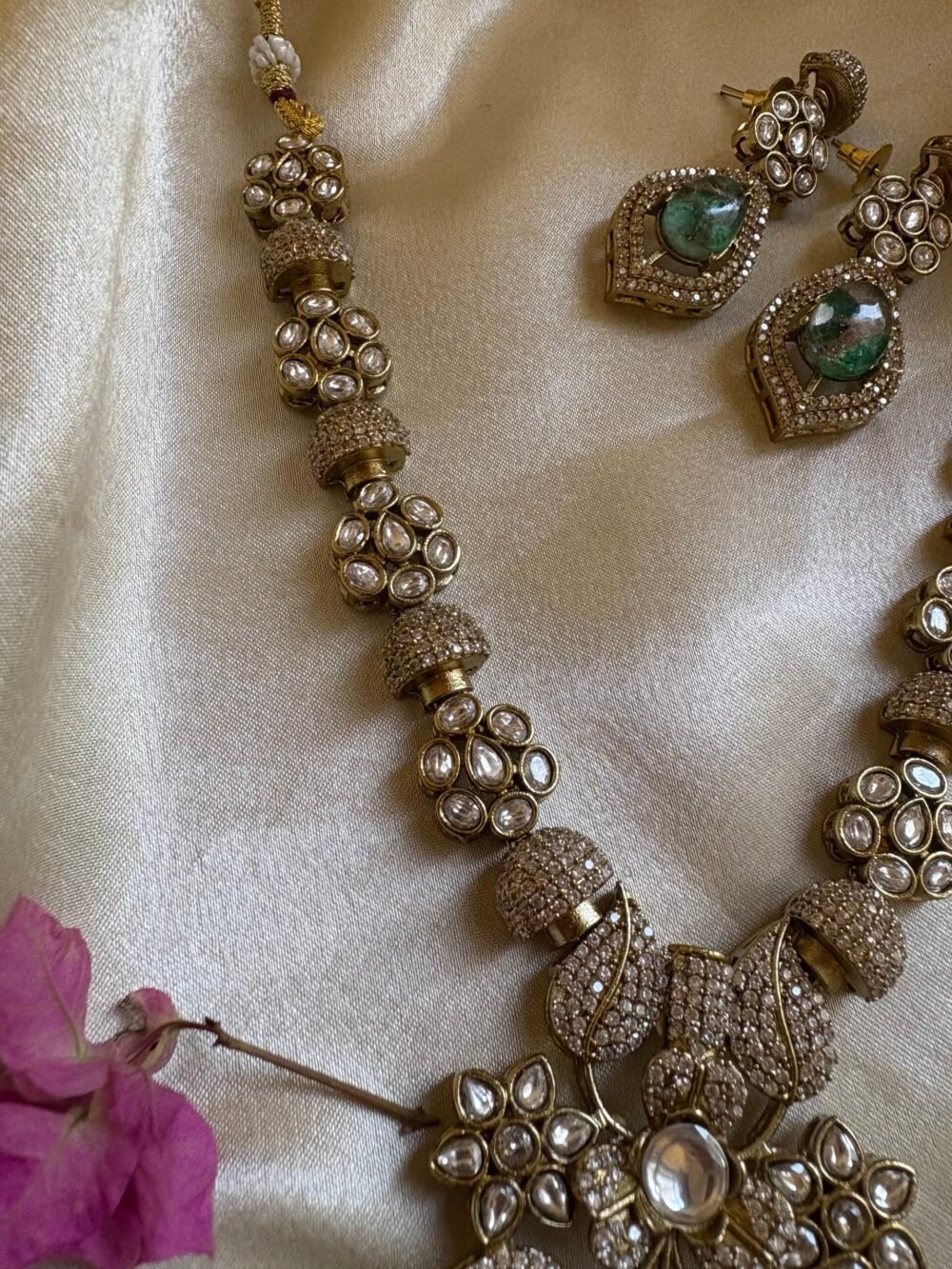 Sophia Polki Necklace Set - Image 6