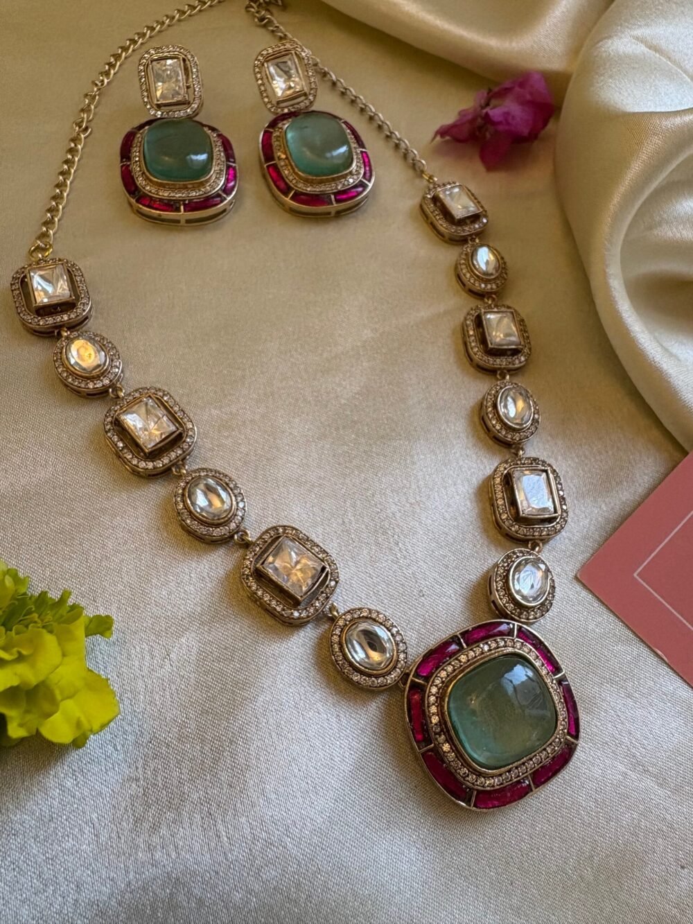 Isabella Polki Necklace set - Image 2
