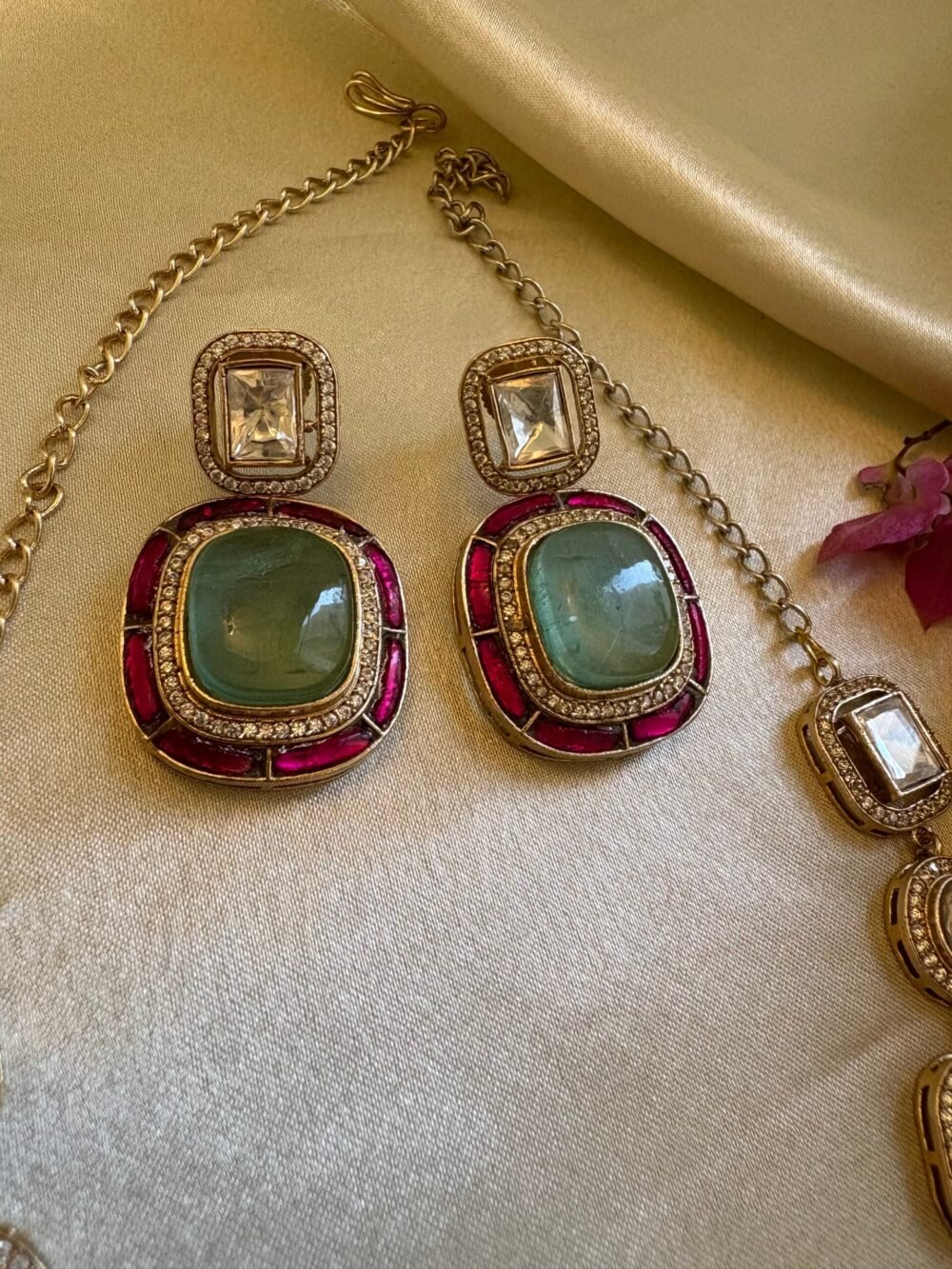 Isabella Polki Necklace set - Image 4