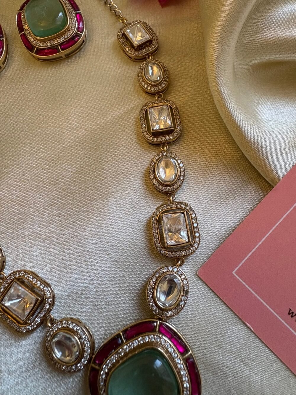 Isabella Polki Necklace set - Image 7