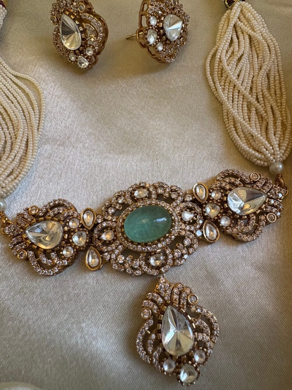 Adhira Polki Choker Set - Image 3