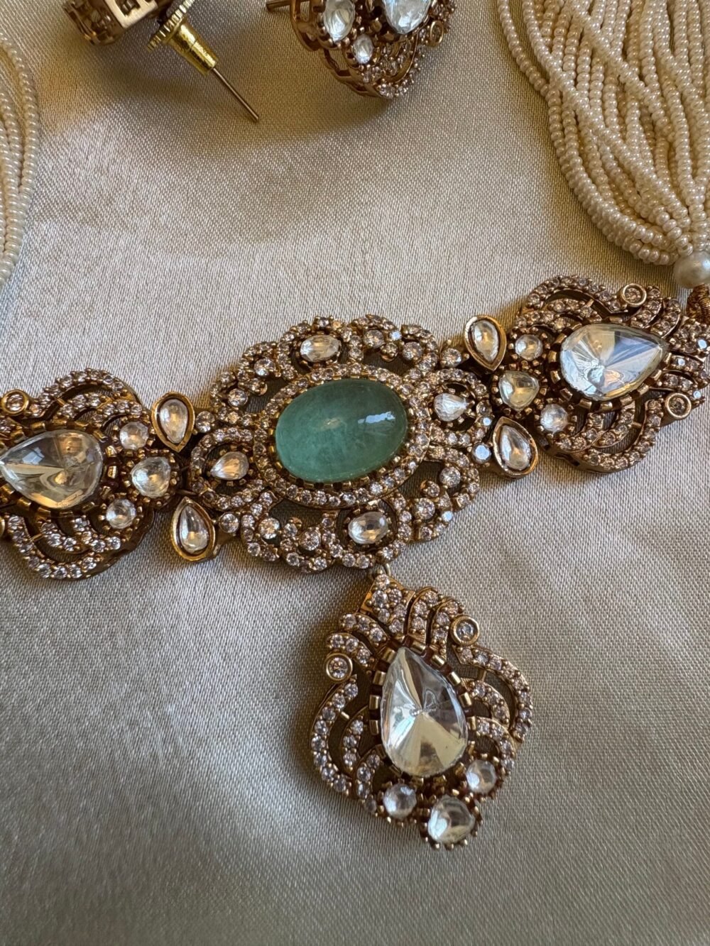 Adhira Polki Choker Set - Image 7
