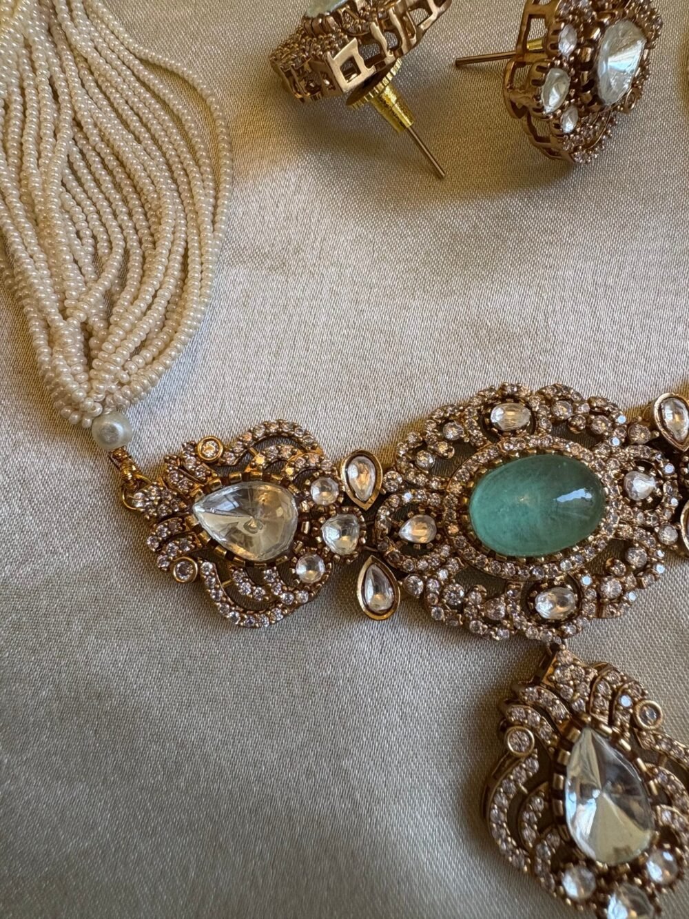 Adhira Polki Choker Set - Image 6