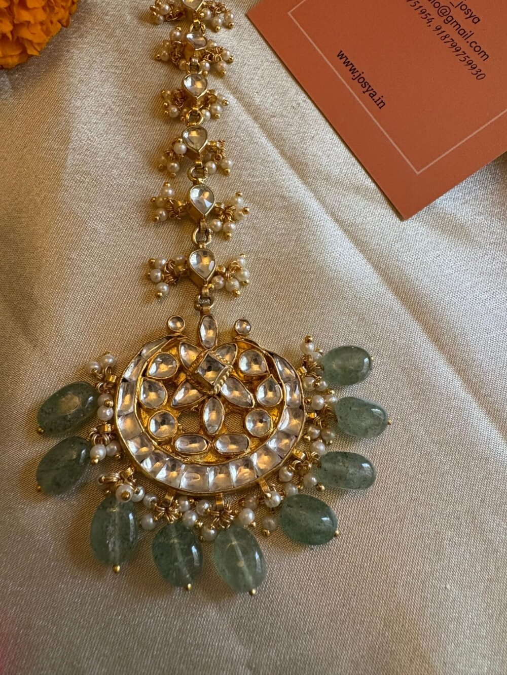 Lalita Colored Maangtikka with Passa - Image 6