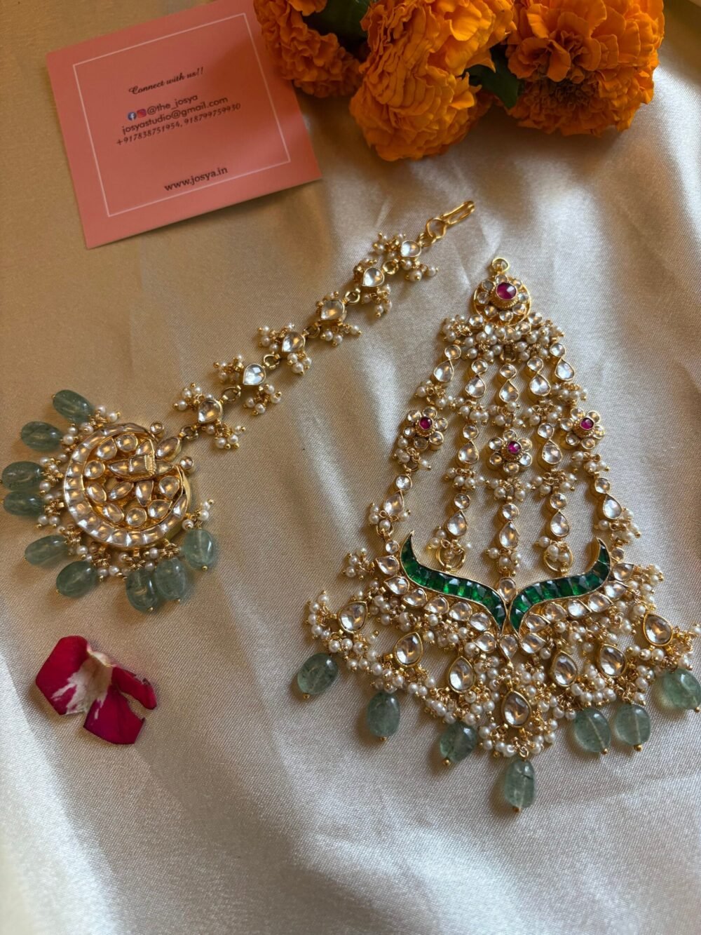 Lalita Colored Maangtikka with Passa