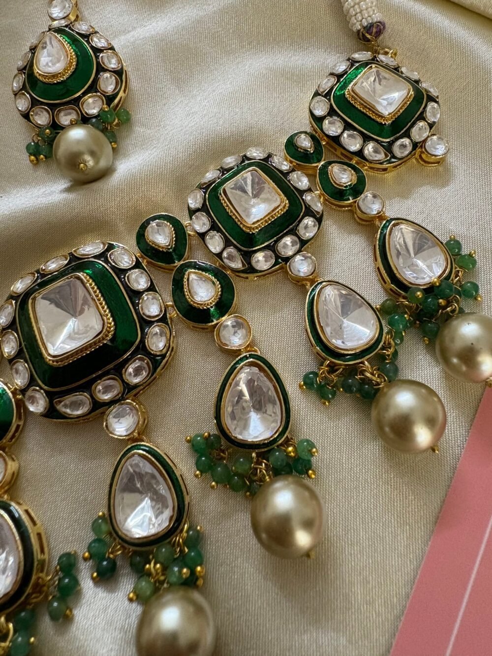 Aapti Polki Choker Set - Image 3
