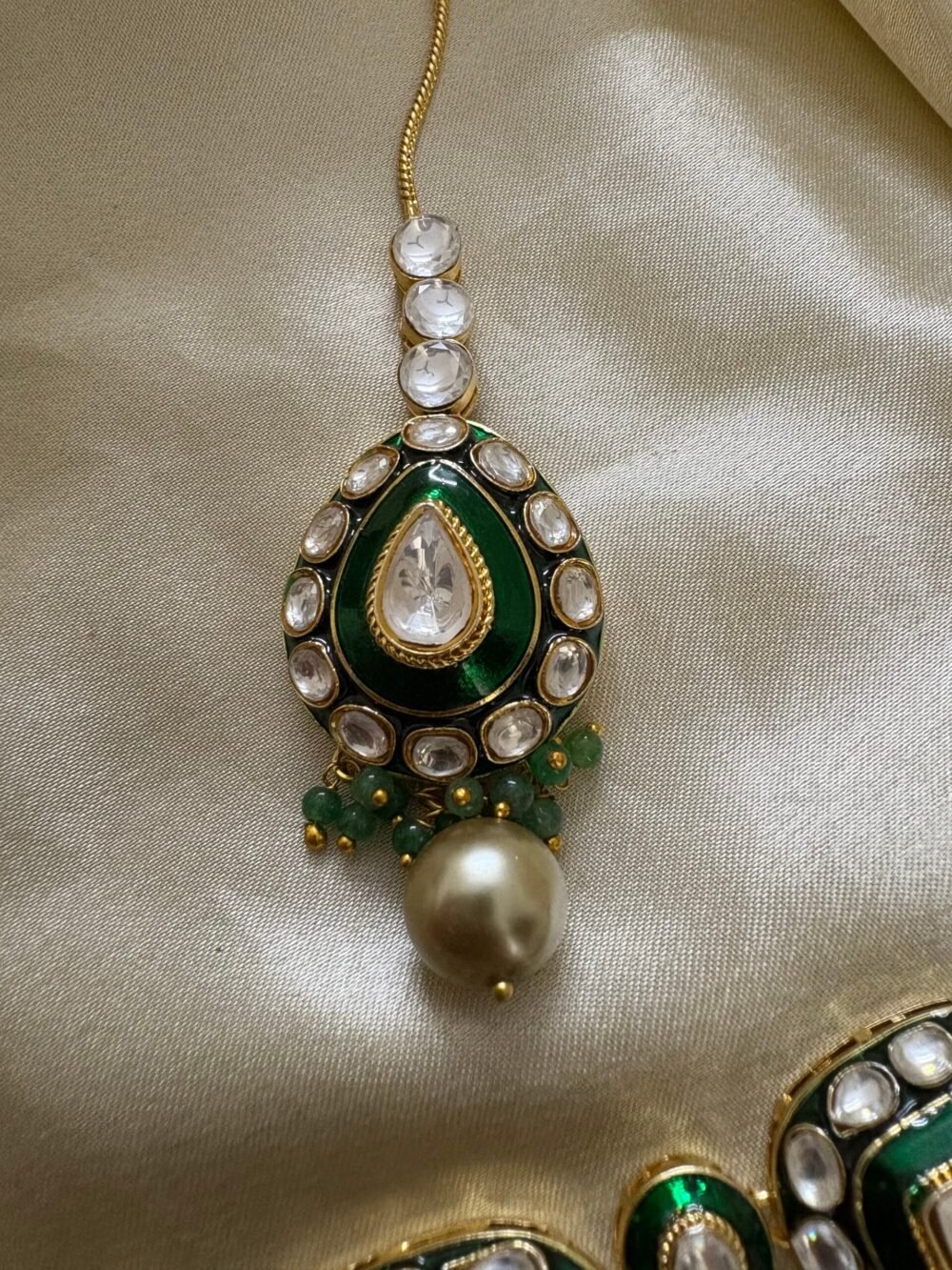 Aapti Polki Choker Set - Image 7