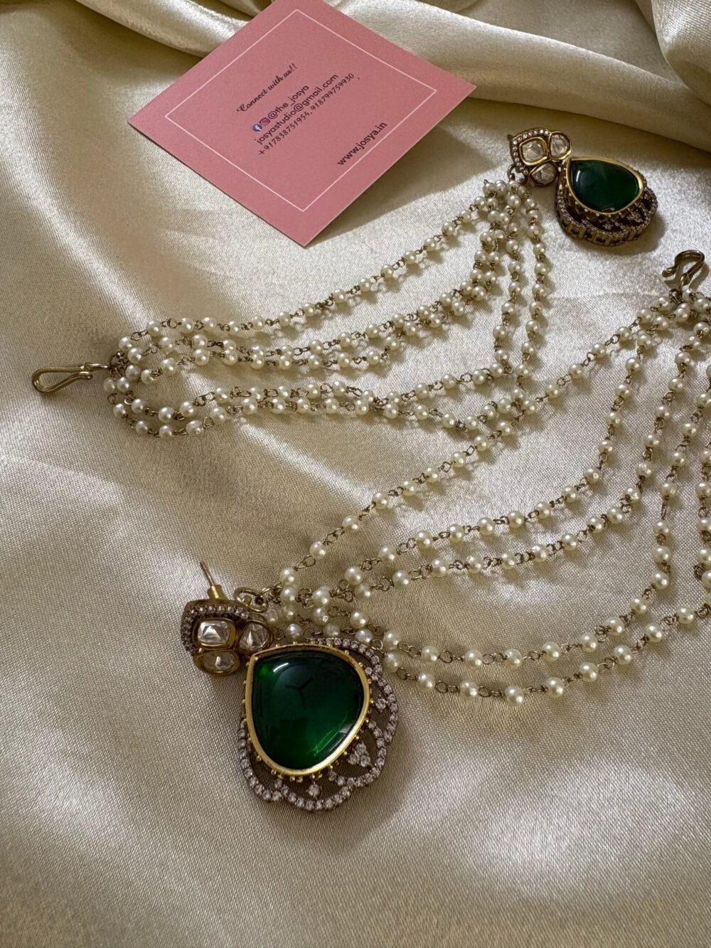 Greenlee Hairchain Earrings - Image 5