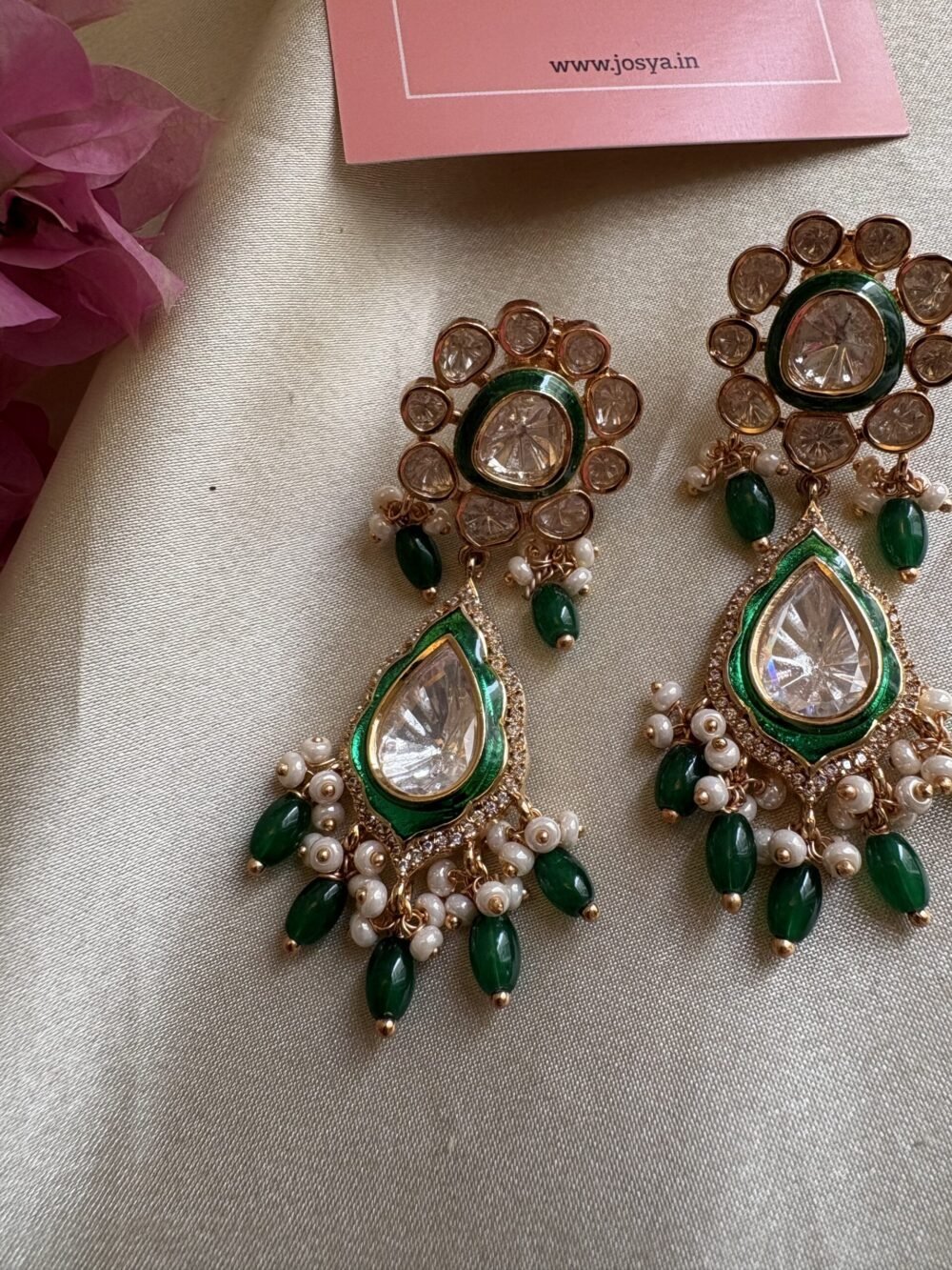 Cherished Polki Earrings - Image 2