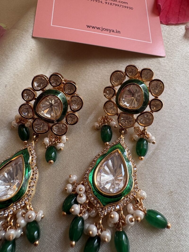Cherished Polki Earrings - Image 3