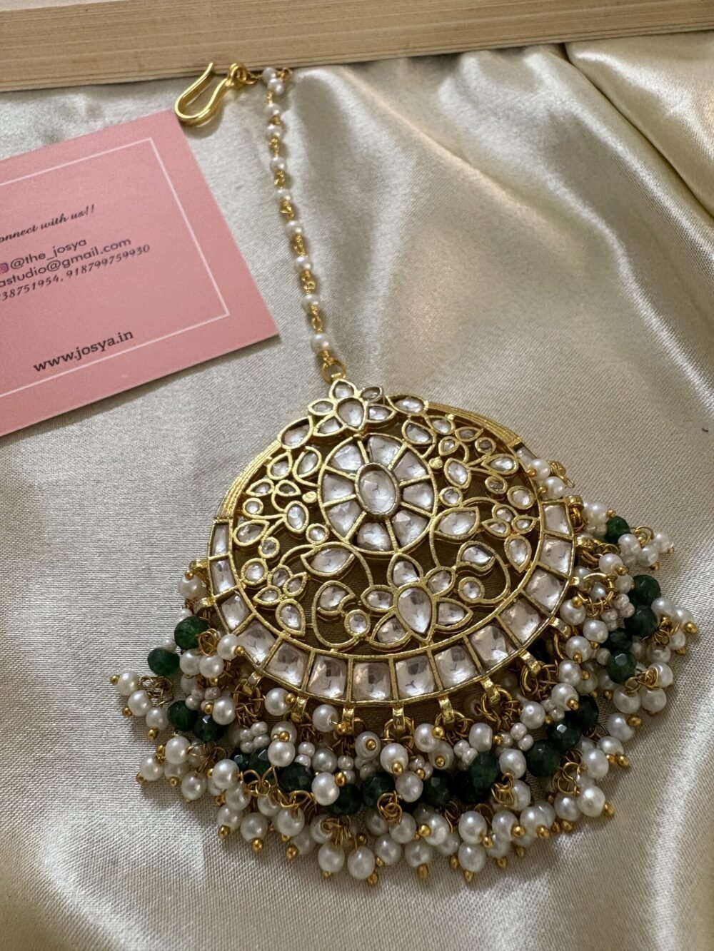Ruchita Bigsize Kundan Maangtikka - Image 2