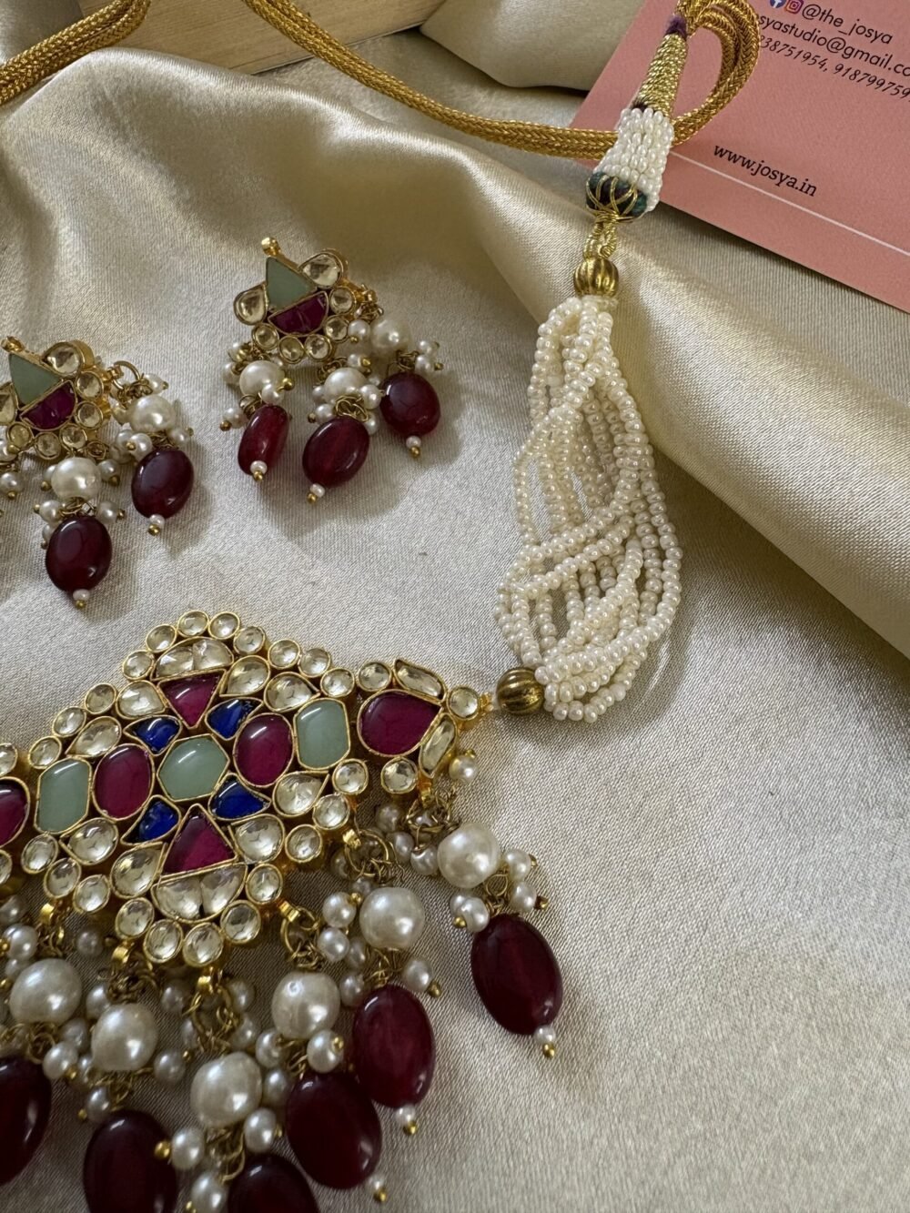 Nargis Kundan Choker Set - Image 3