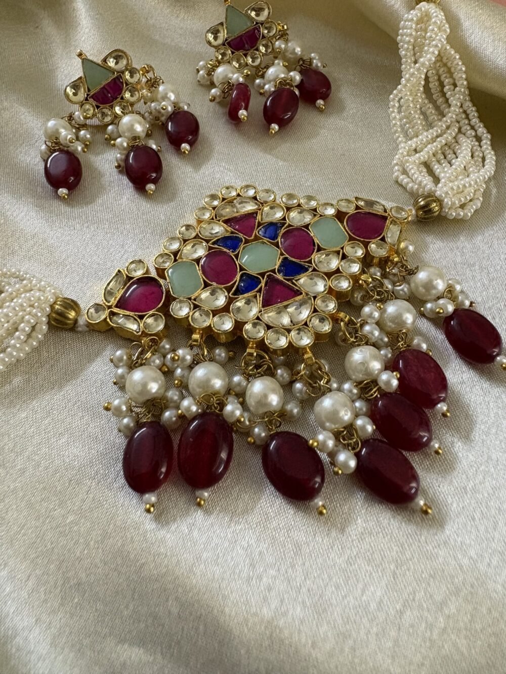 Nargis Kundan Choker Set - Image 7