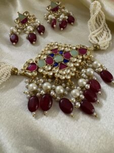 Nargis Kundan Choker Set - Image 7