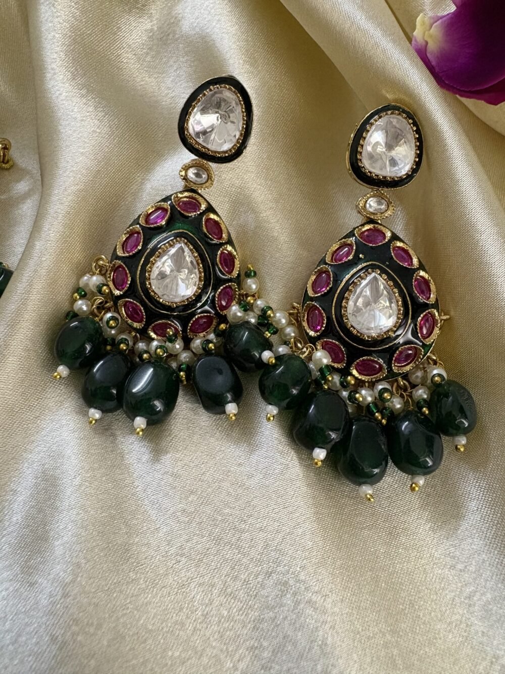 Vasundhara Polki Choker Set - Image 5