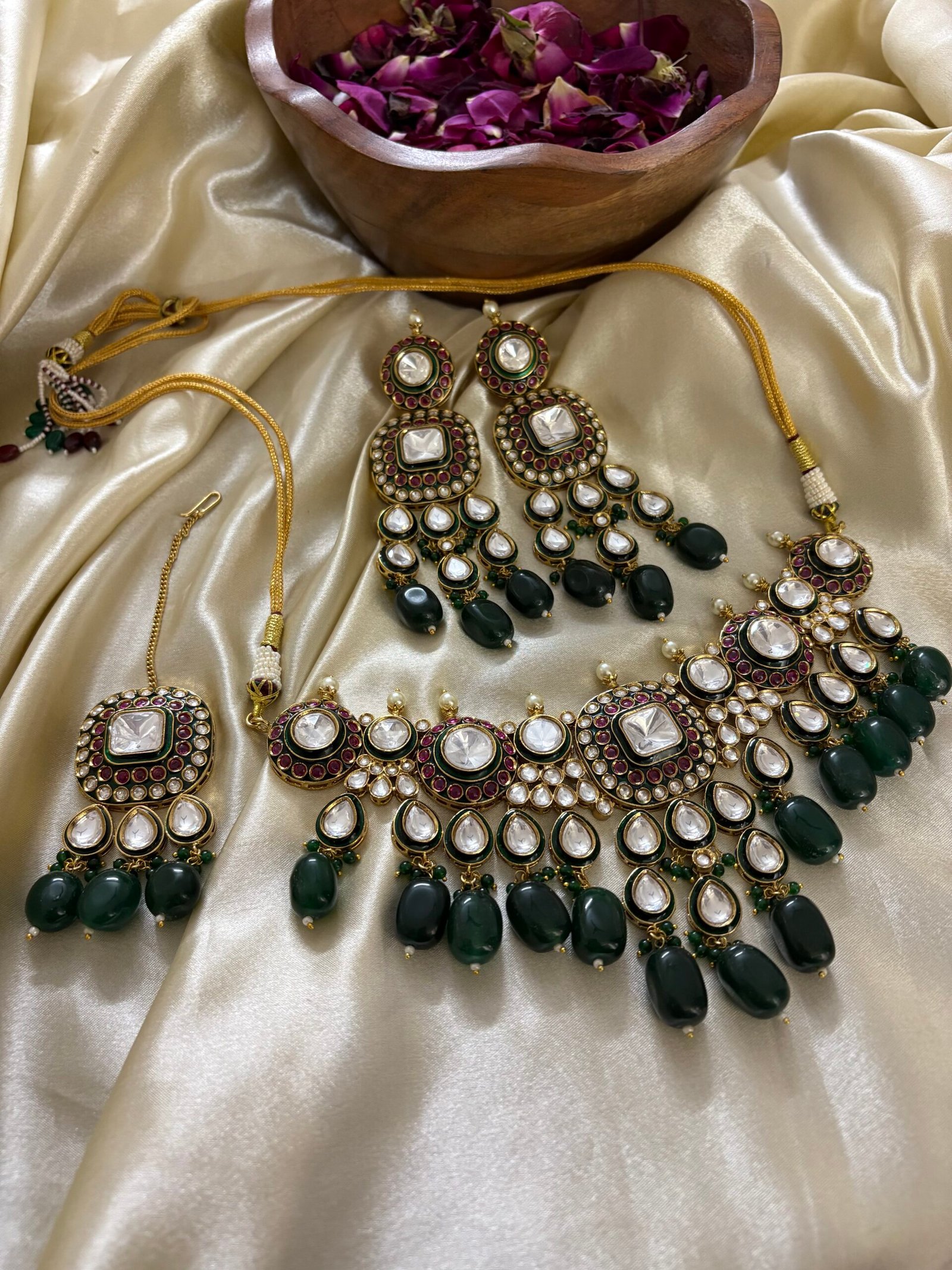 Kshiti Polki Necklace Set