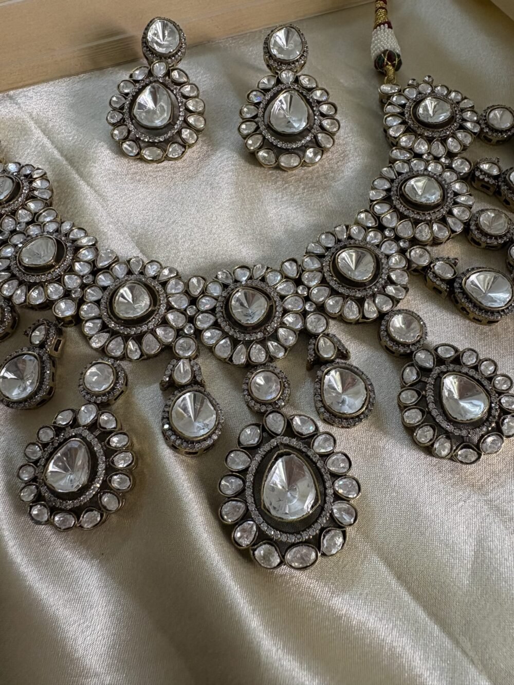 ​​Varshini Polki Necklace Set - Image 2