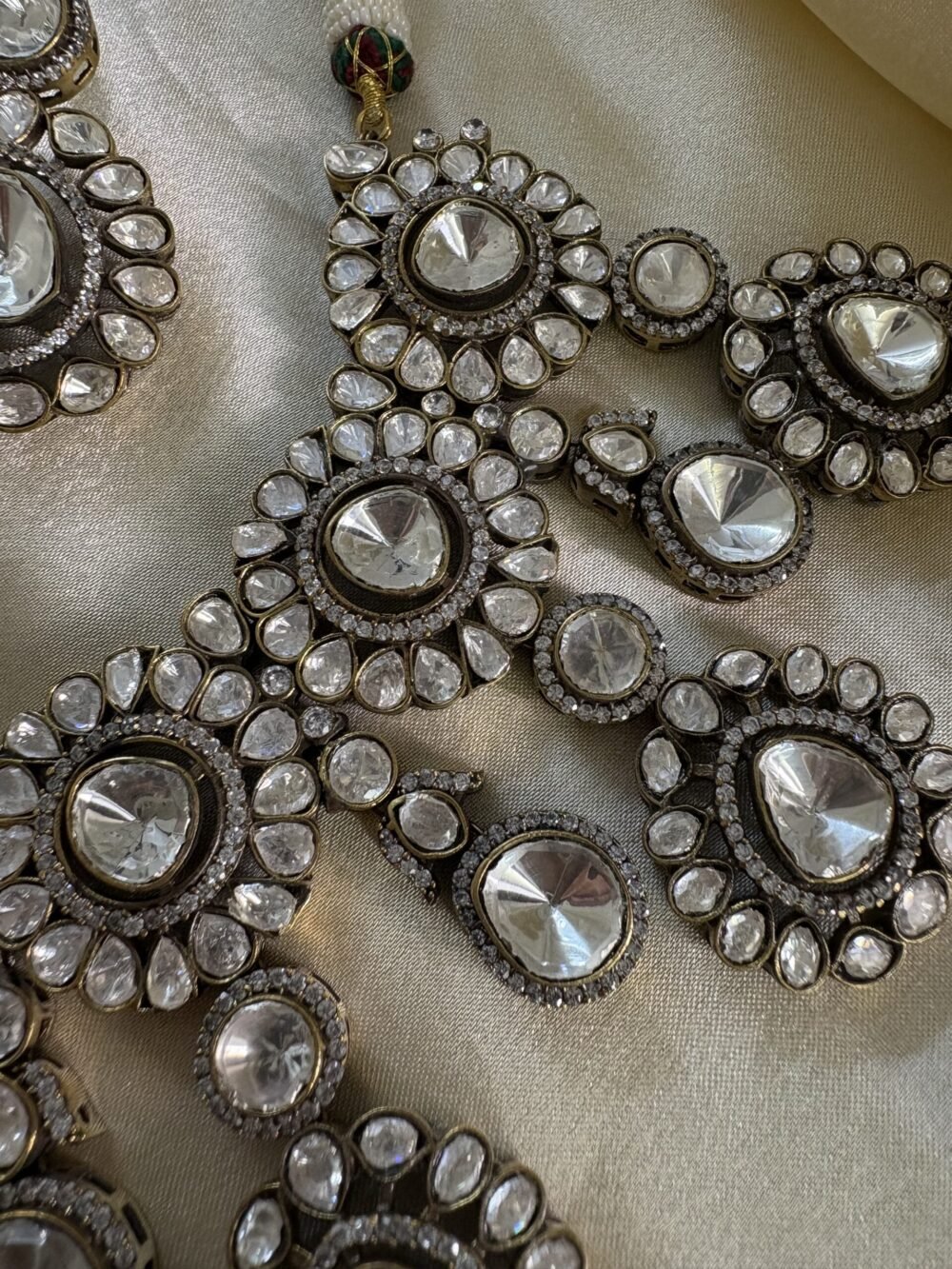 ​​Varshini Polki Necklace Set - Image 4