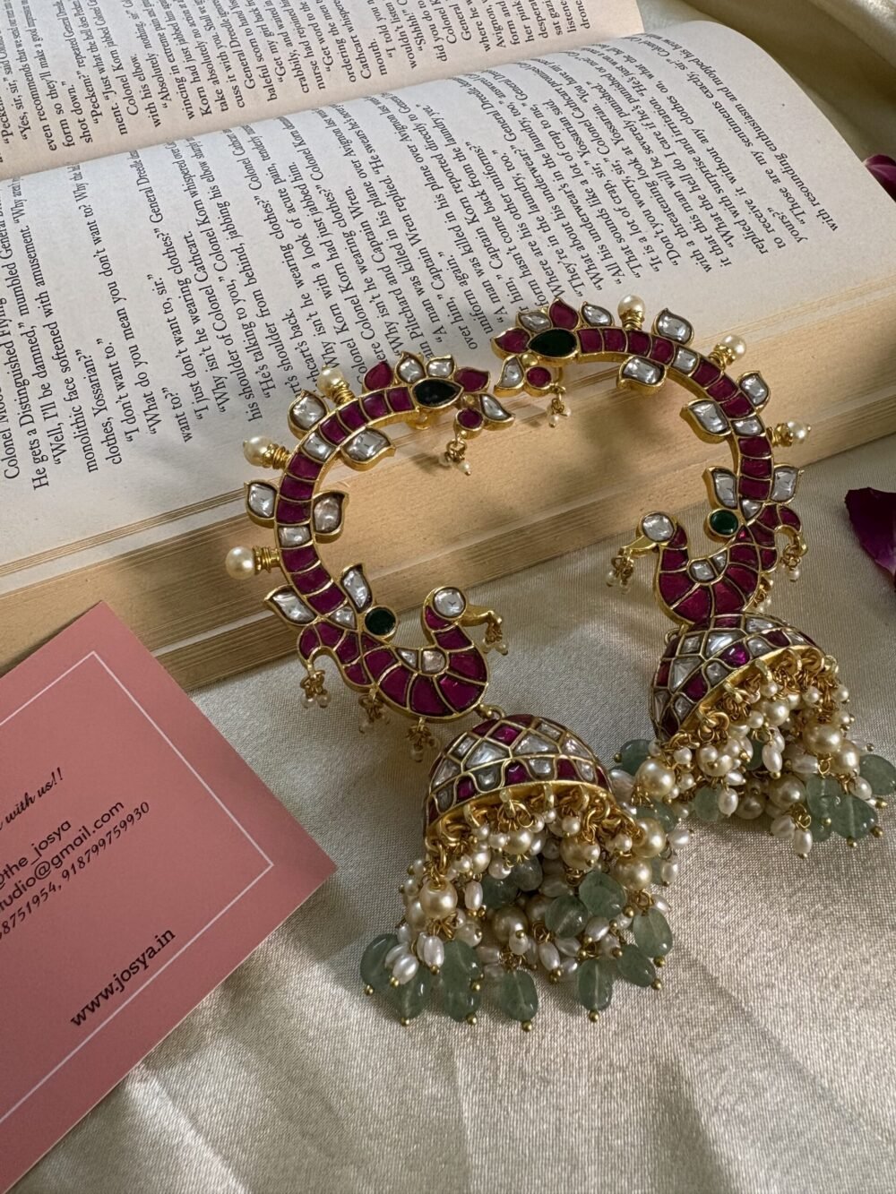 Mayur Kundan Earcuffs - Image 2