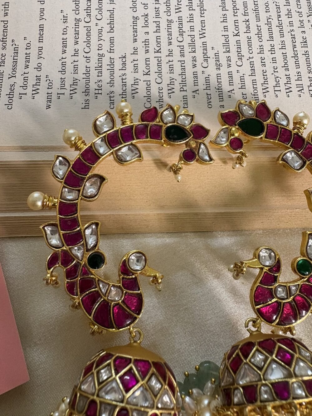 Mayur Kundan Earcuffs - Image 3