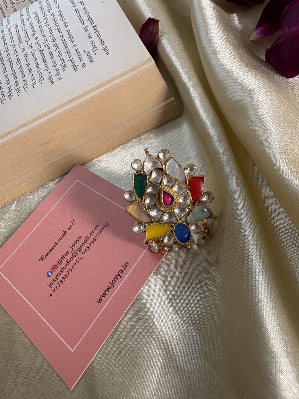 Annapurna Navratan Kundan Ring - Image 2