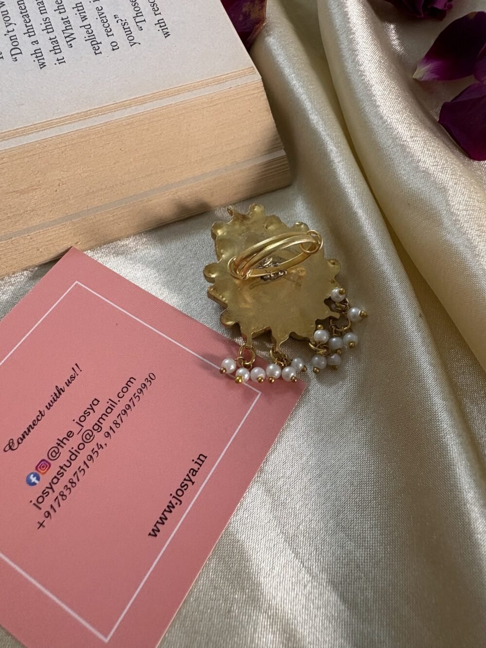 Annapurna Navratan Kundan Ring - Image 4
