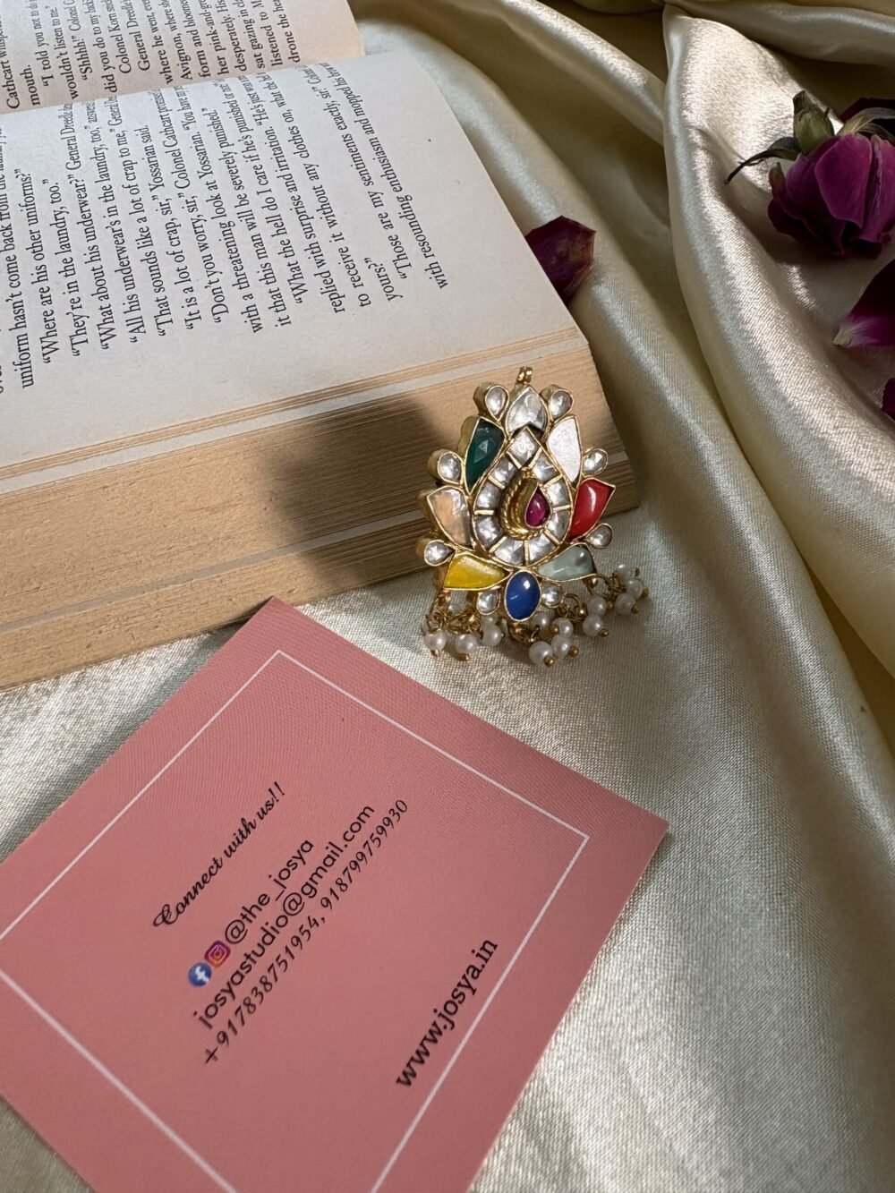 Annapurna Navratan Kundan Ring - Image 5
