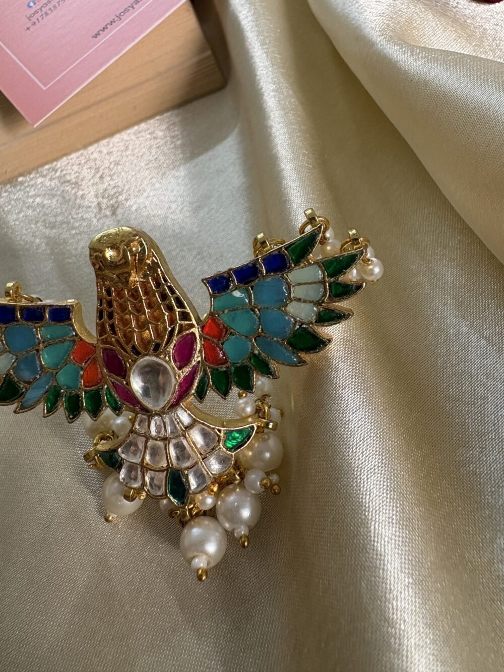 Arnie Big Size Kundan Ring - Image 4