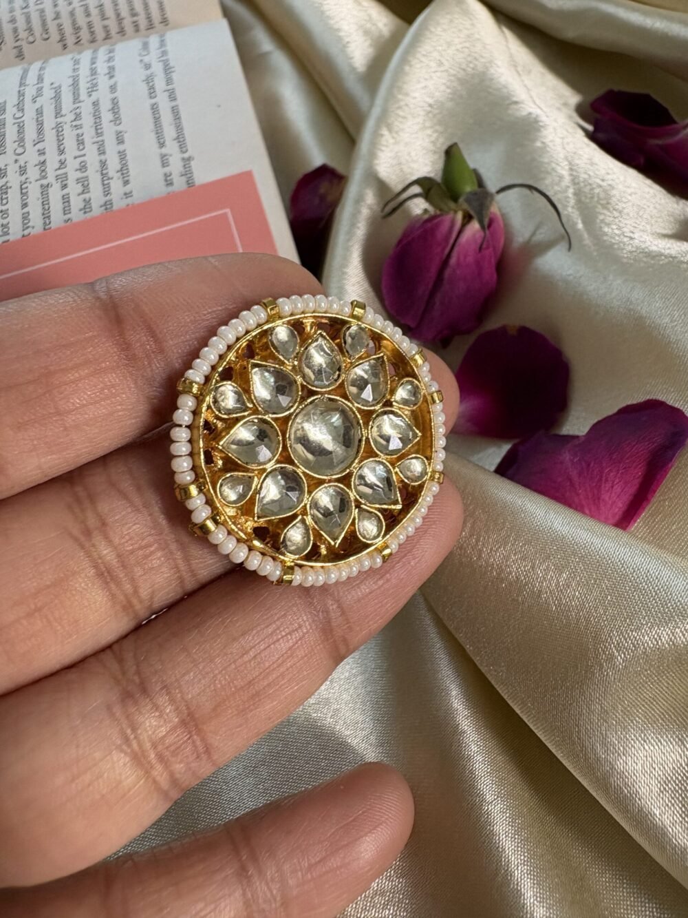 Yashvi Kundan Ring - Image 4