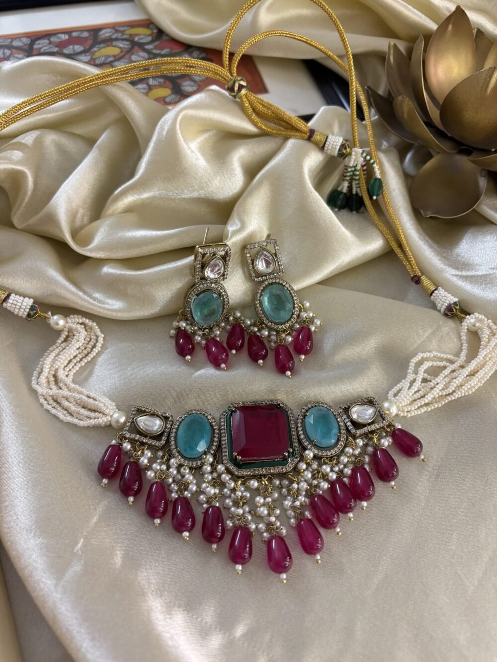 Aadrika Polki Choker Set