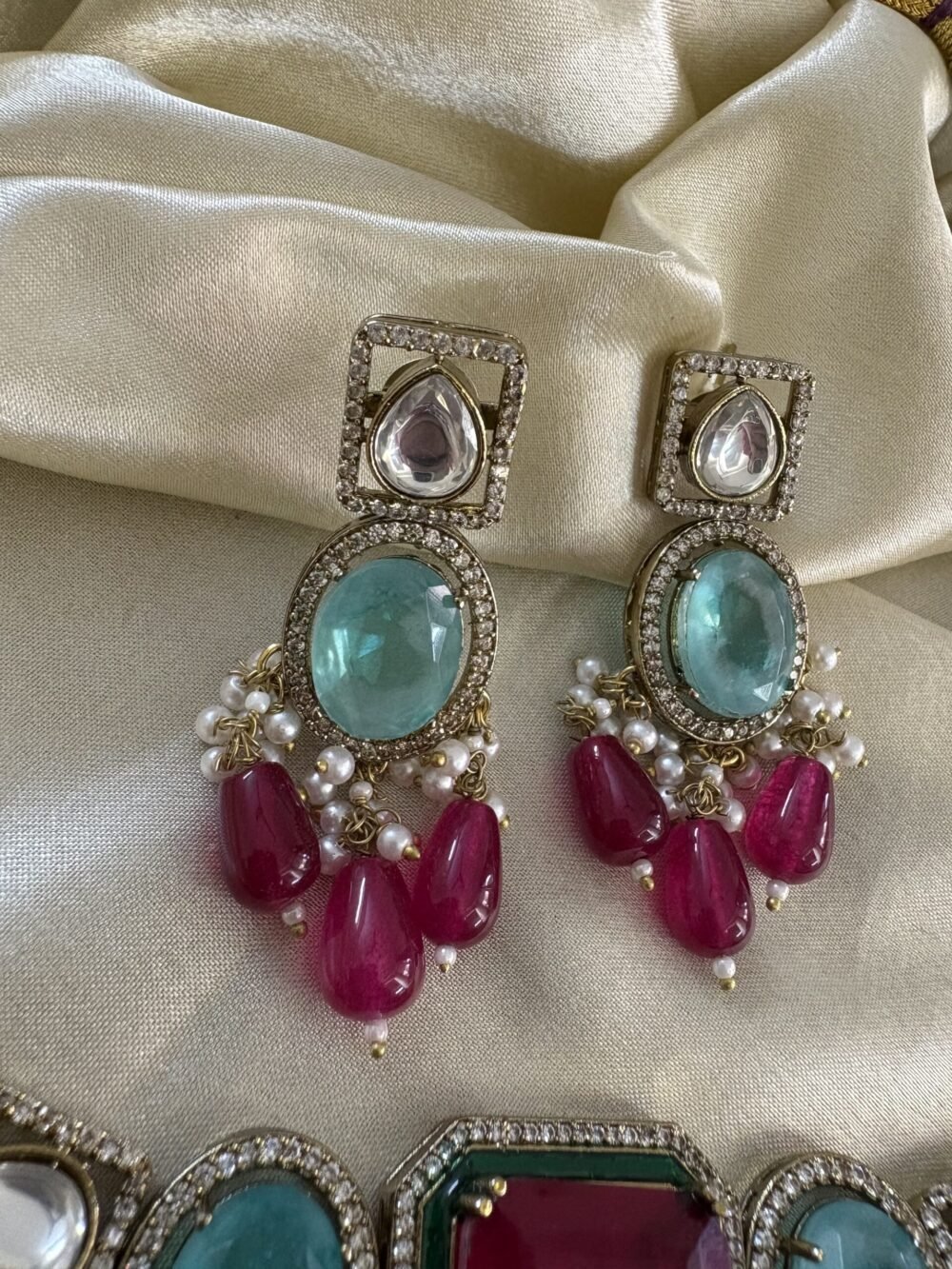 Aadrika Polki Choker Set - Image 6