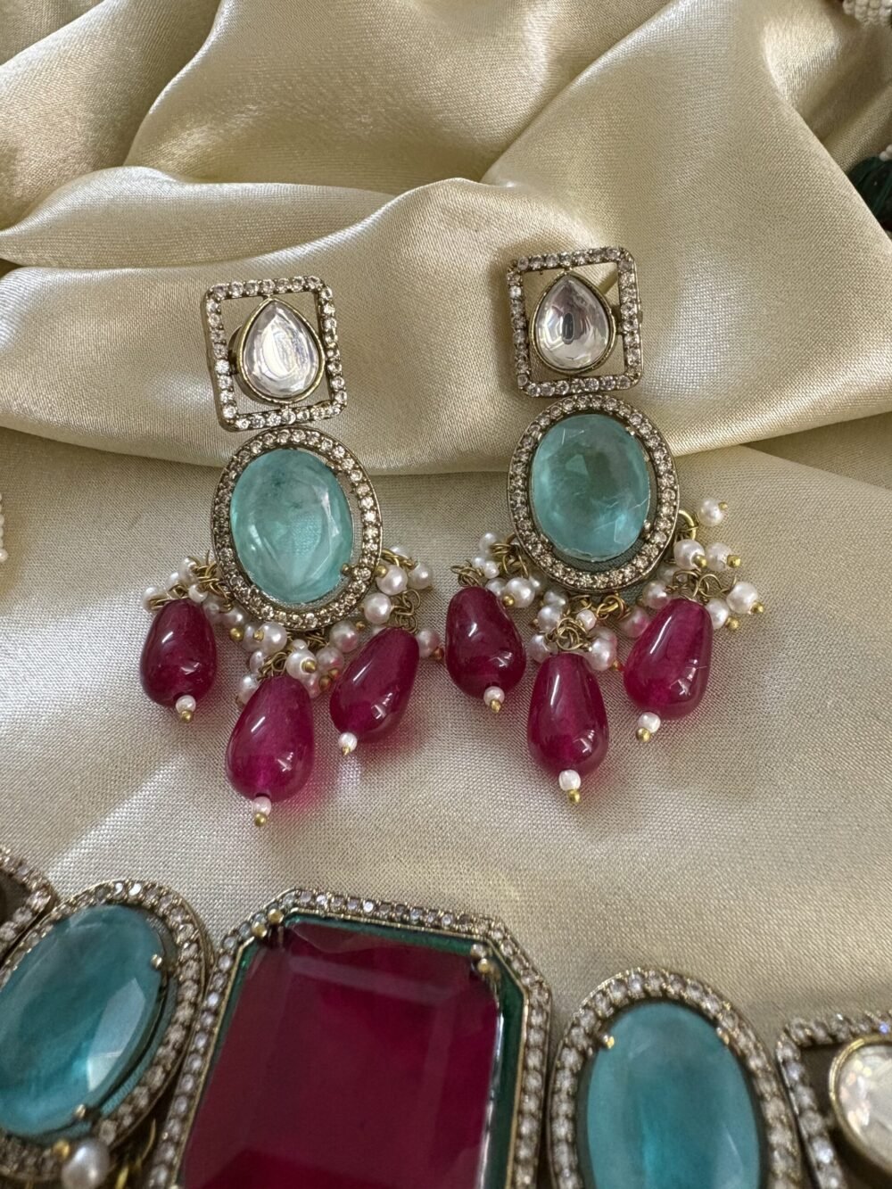 Aadrika Polki Choker Set - Image 7