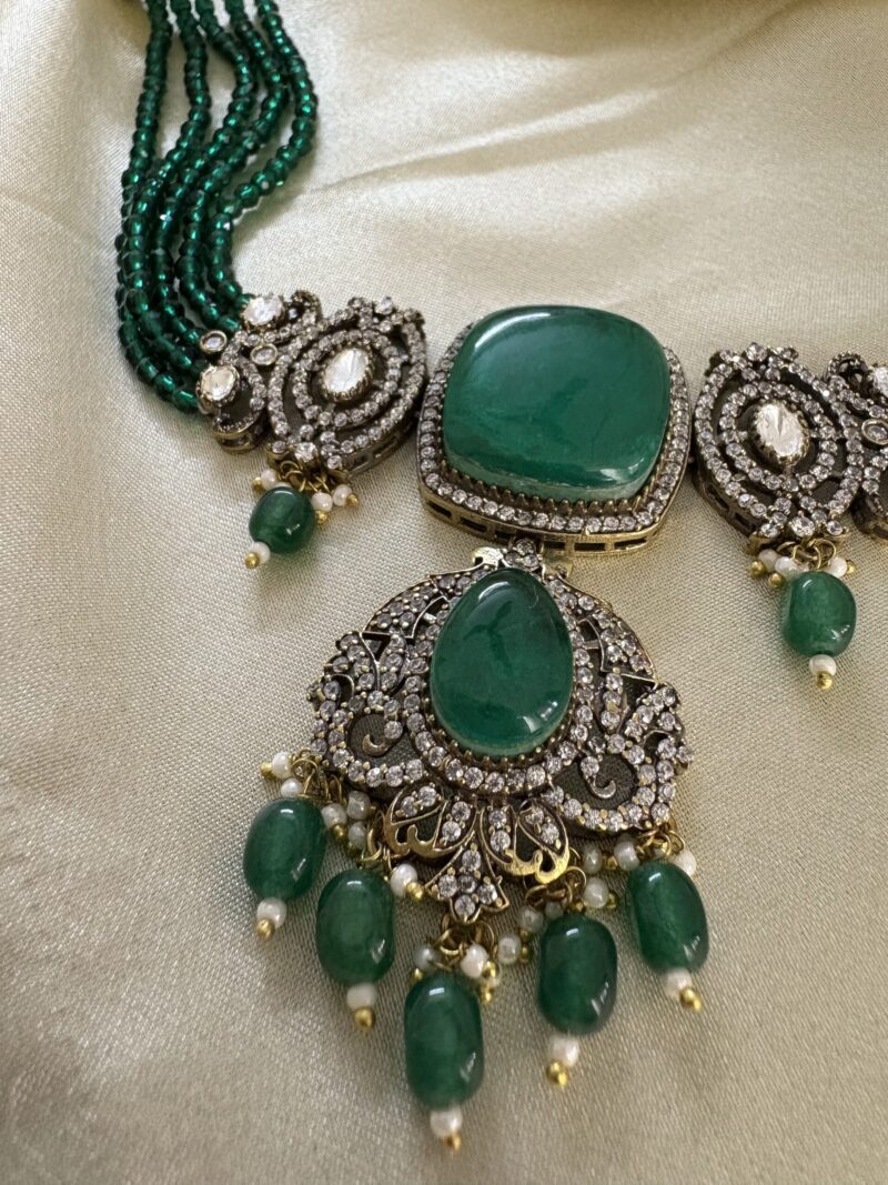 Aarushi Polki Choker Set - Image 8