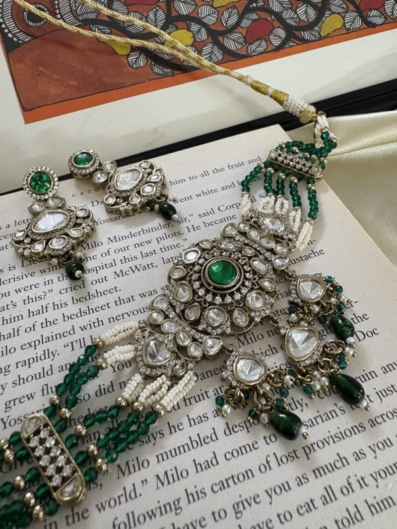 Simran Polki Choker Set - Image 7