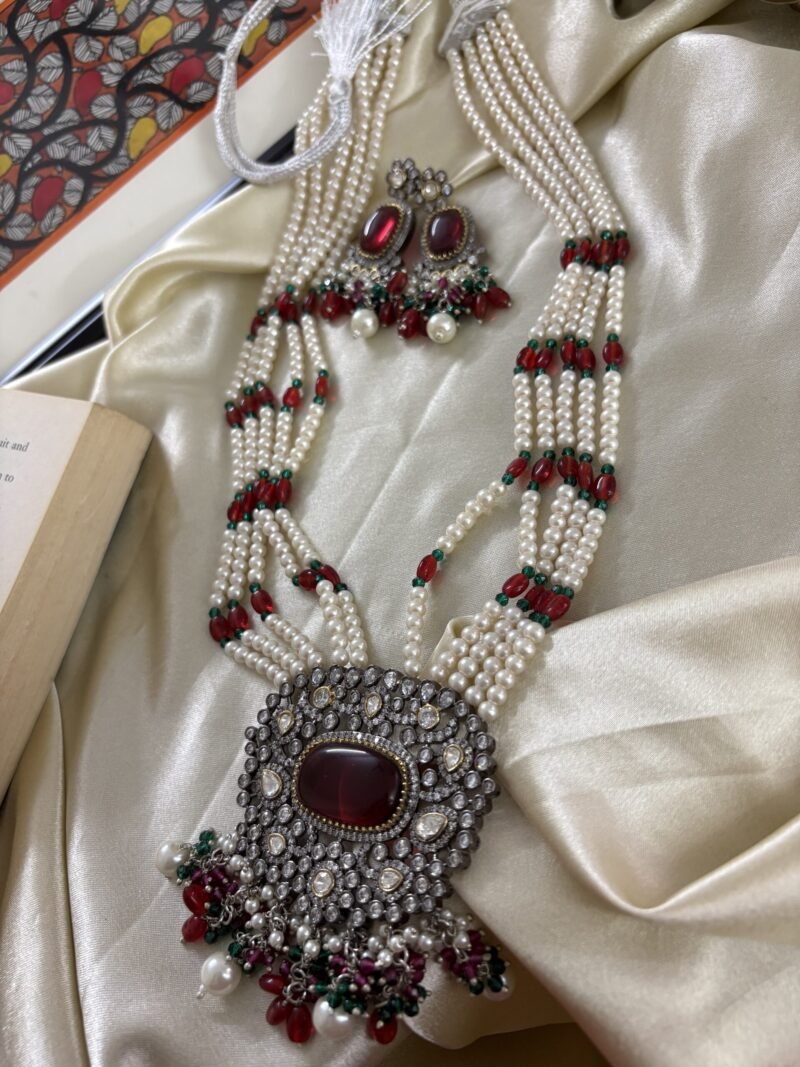 Eliana Polki Necklace set - Image 9