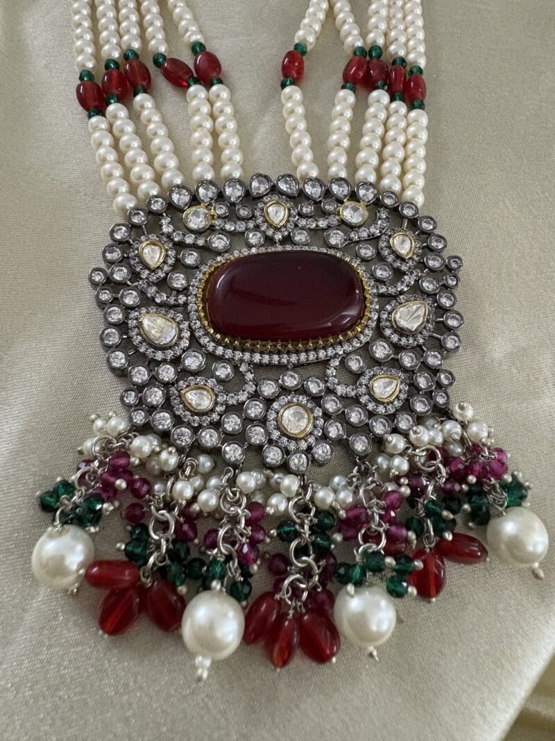 Eliana Polki Necklace set - Image 3